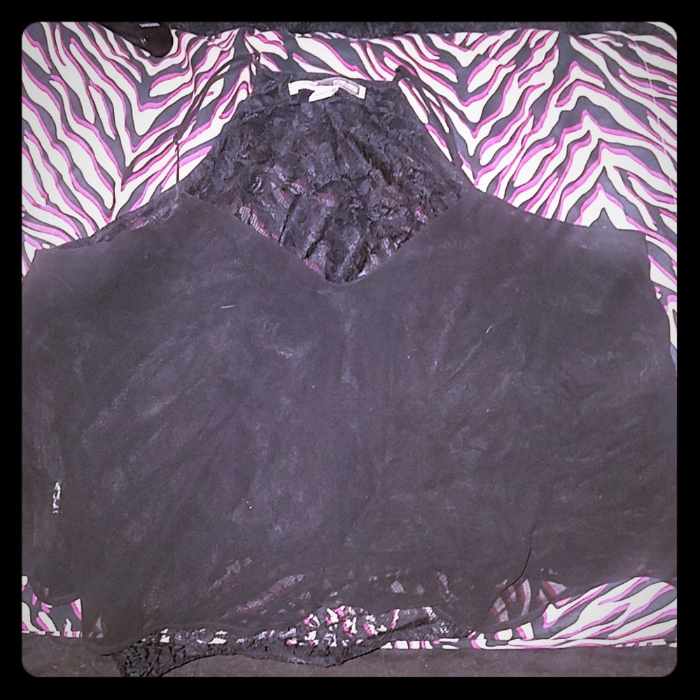 Forever 21 Black Crop Top